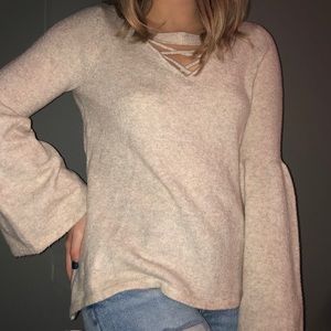 American Eagle Tan/Oatmeal Sweater - Size Medium